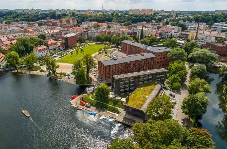Mill Island in Bydgoszcz