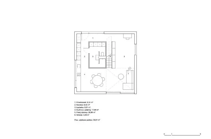 FINN bungalow in Ossy village, first floor plan