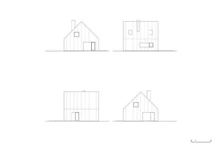 FINN house in Oswiecim, elevations