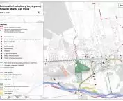diagram of the city's tourist infrastructure
