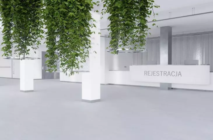 rejestracja i hol recepcyjny