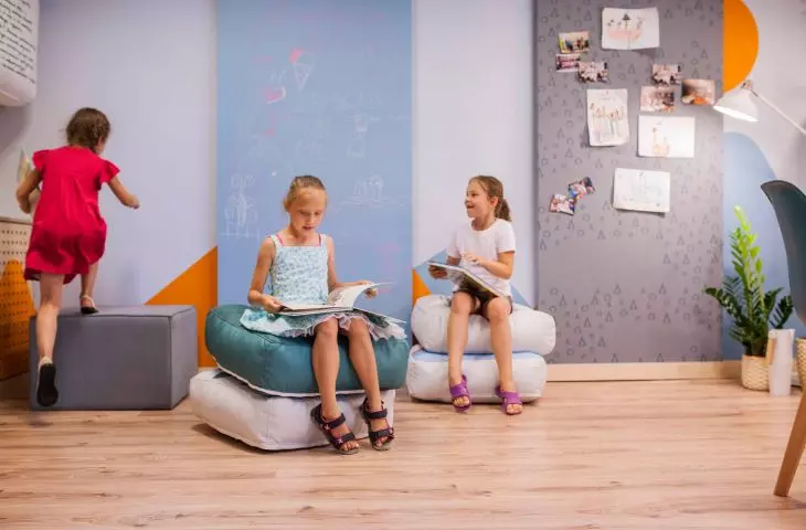 The common room fosters learning and fun 