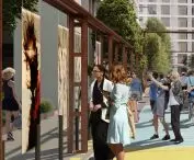 The woonerf will be highlighted by a unique installation referring to pipelines used to transport raw material or beer.  