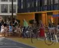 Part of the woonerf will be occupied by spaces reserved for restaurateurs, and tables of restaurants and cafes will appear.