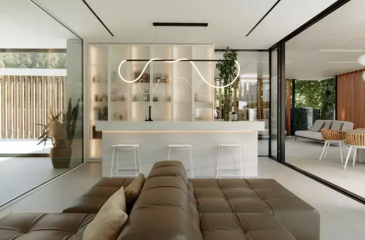 Inside Out Villa's interiors are a material expression of the philosophy of quiet luxury