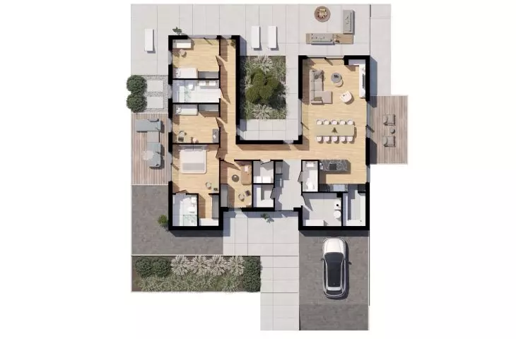 P.21 - plan without garage