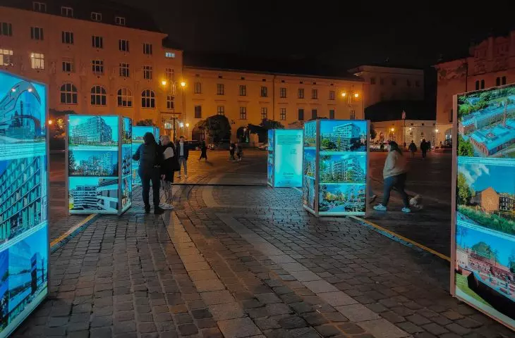 The outdoor exhibition 