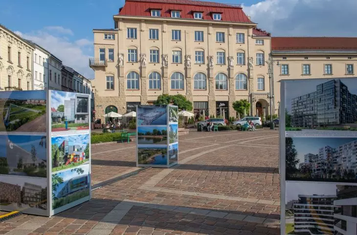 The outdoor exhibition 