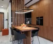 Nowoczesna lampa wisząca Led Ellipse nad stół i do biura od LEDesign