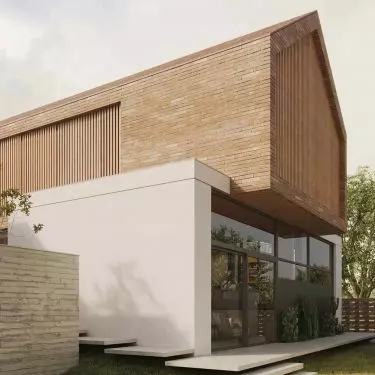 House in the town of Zibatá, Mexico