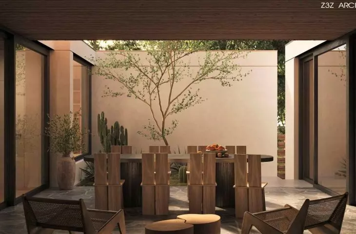 House in the town of Zibatá, Mexico
