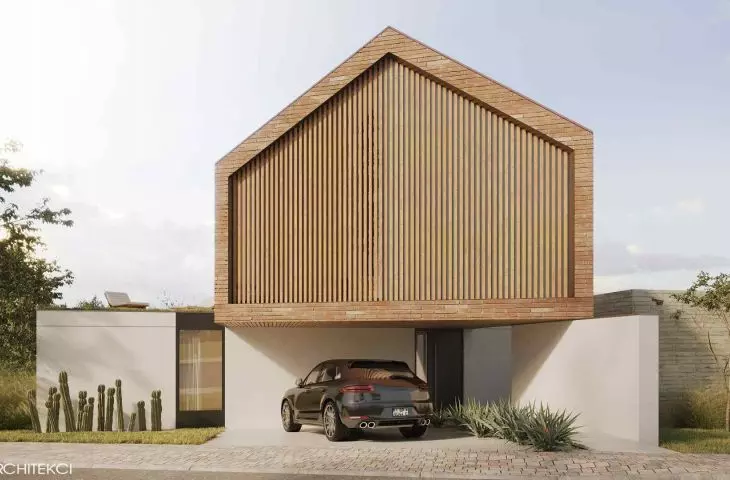 House in the town of Zibatá, Mexico
