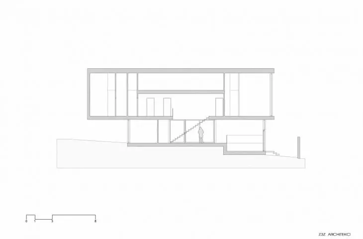 House in the town of Zibatá, Mexico