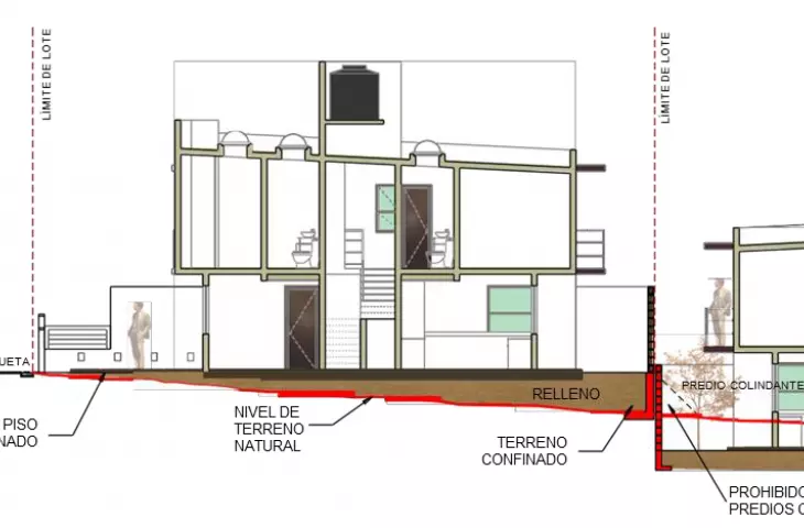 House in the town of Zibatá, Mexico
