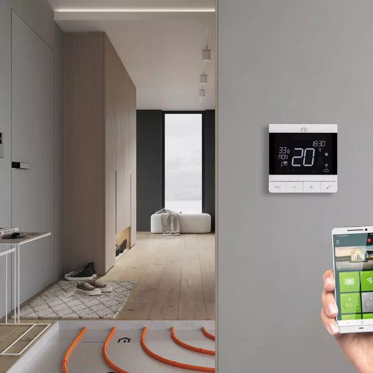 Wireless control of the Unisenza Plus heating system