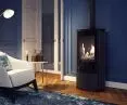 Gas fireplace fits into any interior