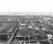 The plot of land before the construction of the center 