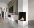 Leo gas fireplace in a modern interior