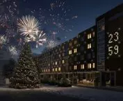 Illumination of the new elevations of the Old Market Square in Gorzow Wielkopolski