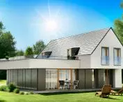 Braas Teviva TermoComfort concrete tile, graphite color