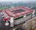 San Siro Stadium from a bird's eye view