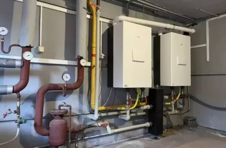 Power Max boilers, apartment community block in Niepolomice