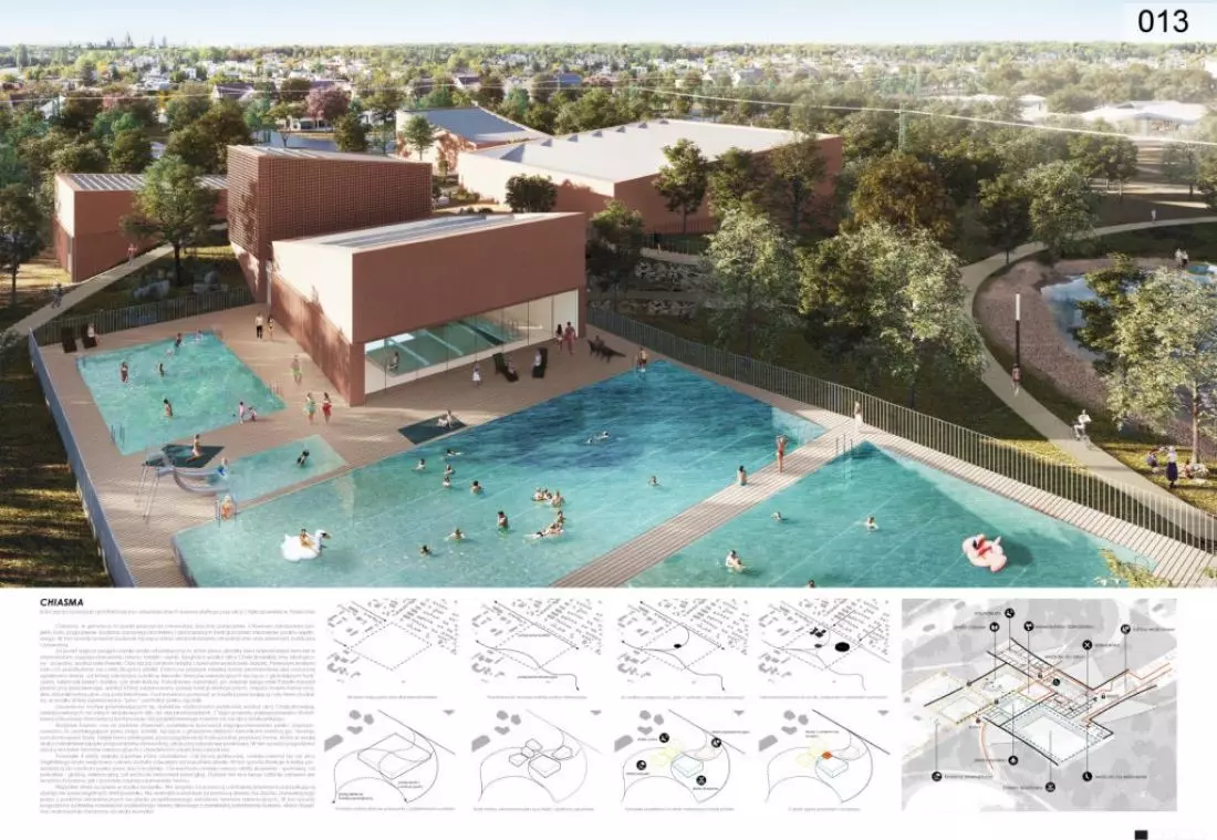 III miejsce
w konkursie na projekt basenu w Piasecznie