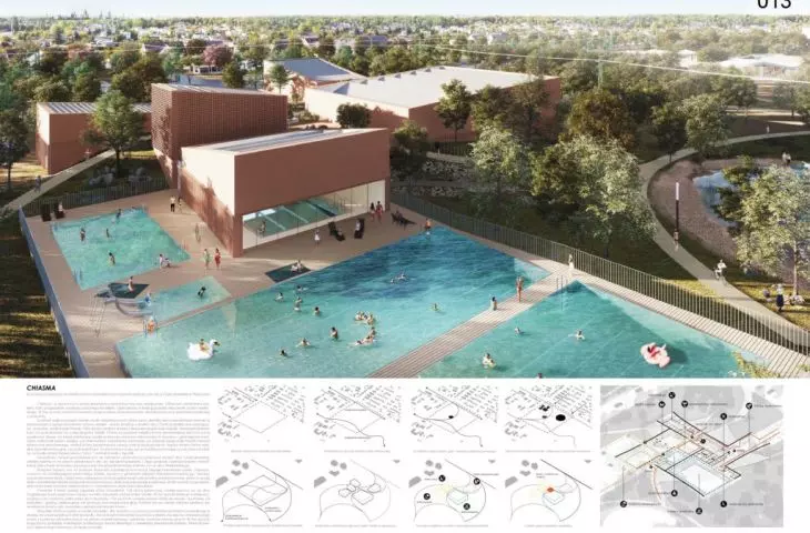 Third place, swimming pool complex in Piaseczno