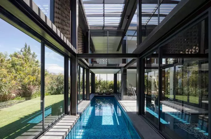 View of the indoor pool 