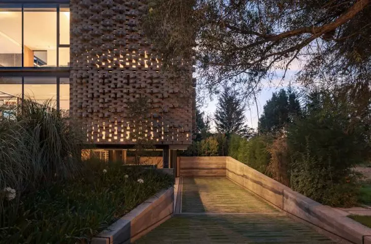 The house was built on the outskirts of Quito, the capital of Ecuador