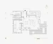 House by the pasture, first floor plan