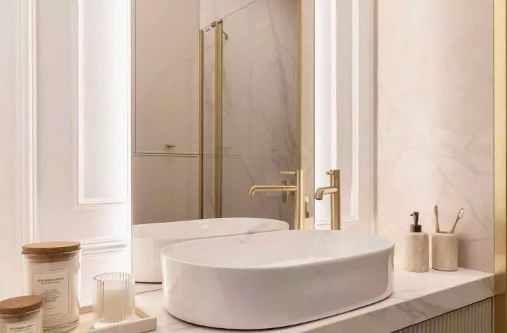 View of the first floor bathroom 