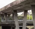 The footbridge in Zaspa is already in poor condition today