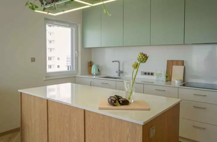 View of the kitchen