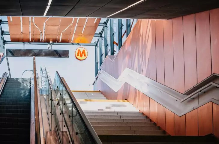 Metro station, Warsaw