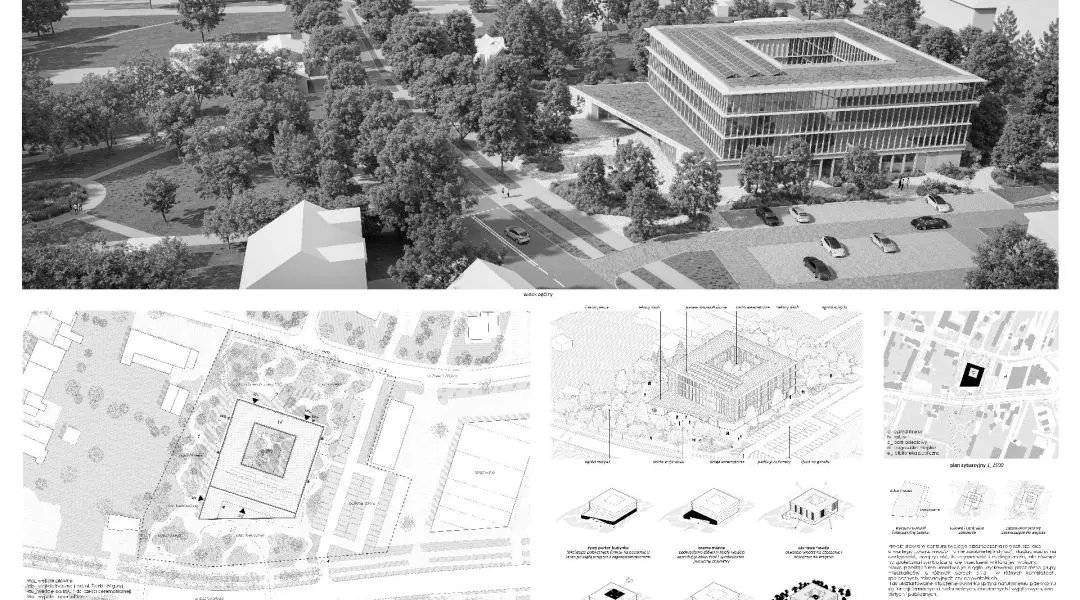 I Nagroda, proj.: DOMINO grupa architektoniczna
