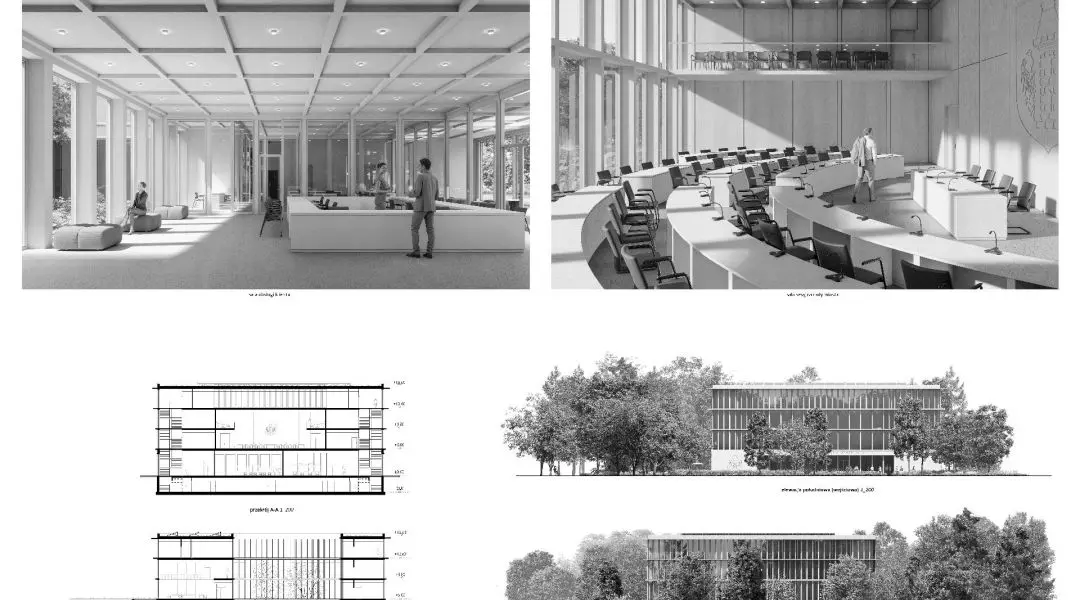 I Nagroda, proj.: DOMINO grupa architektoniczna