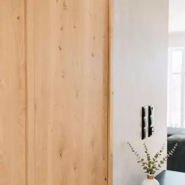 PANEL ŚCIENNY FORNIROWANY, DĘBOWY