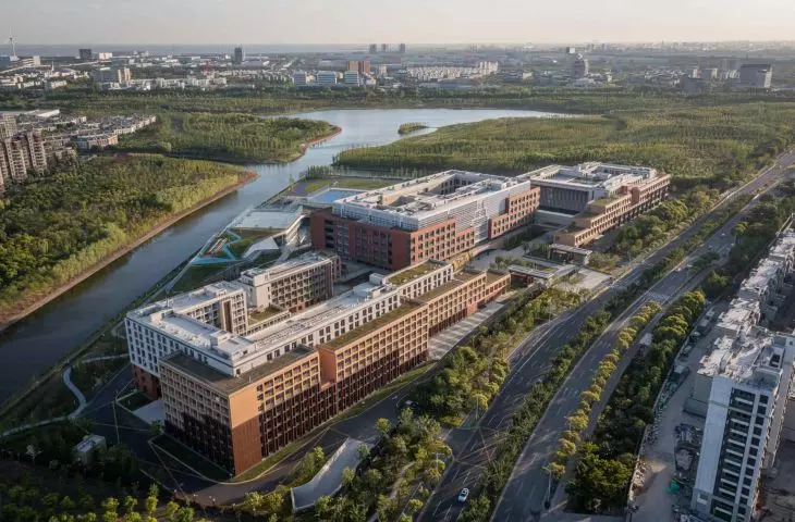 Shanghai high school campus