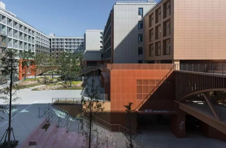 Shanghai high school campus