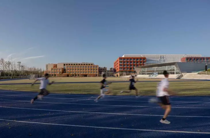 Shanghai high school campus