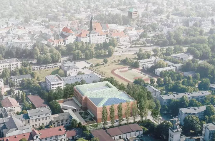 Projekt budynku Archiwum Państwowego w Piotrkowie Trybunalskim