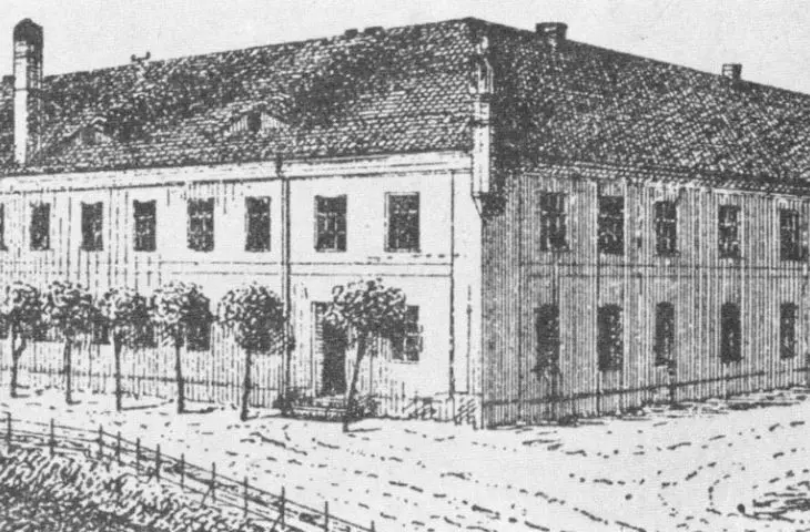 Zamek na rycinie z 1886 roku