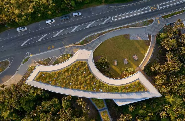 Centrum dla odwiedzających Punangairi w Punakaiki, Nowa Zelandia