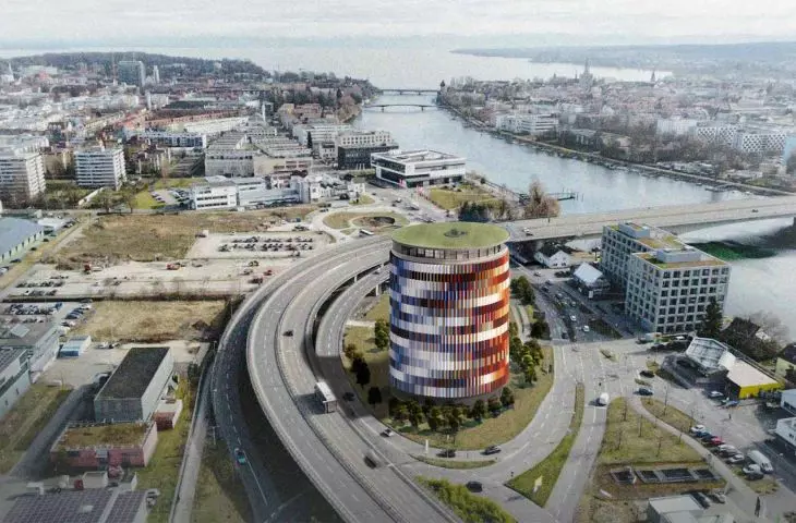 Exhibition space for historic city skyline in Constance