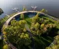 Marina - przystań żeglarska nad Jeziorem Paprocańskim w Tychach