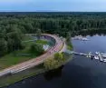 Marina - przystań żeglarska nad Jeziorem Paprocańskim w Tychach