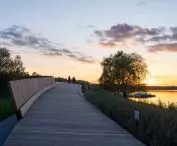 Marina - przystań żeglarska nad Jeziorem Paprocańskim w Tychach