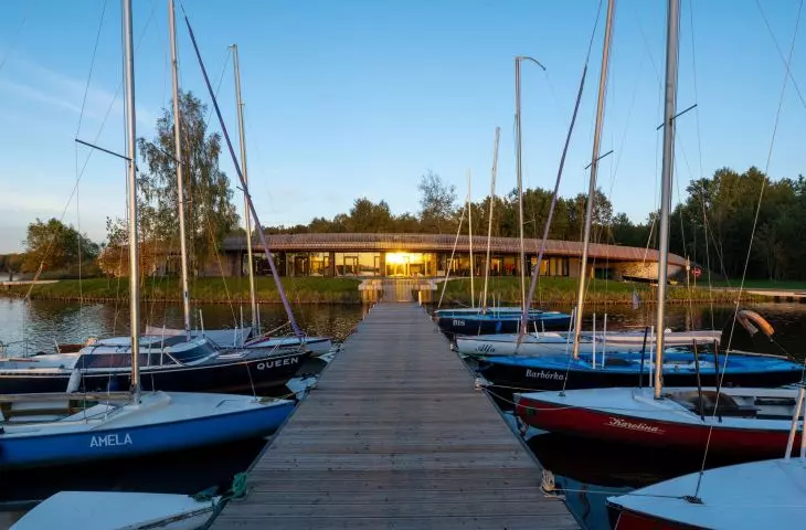 Marina - sailing marina on Lake Paprocanskie in Tychy