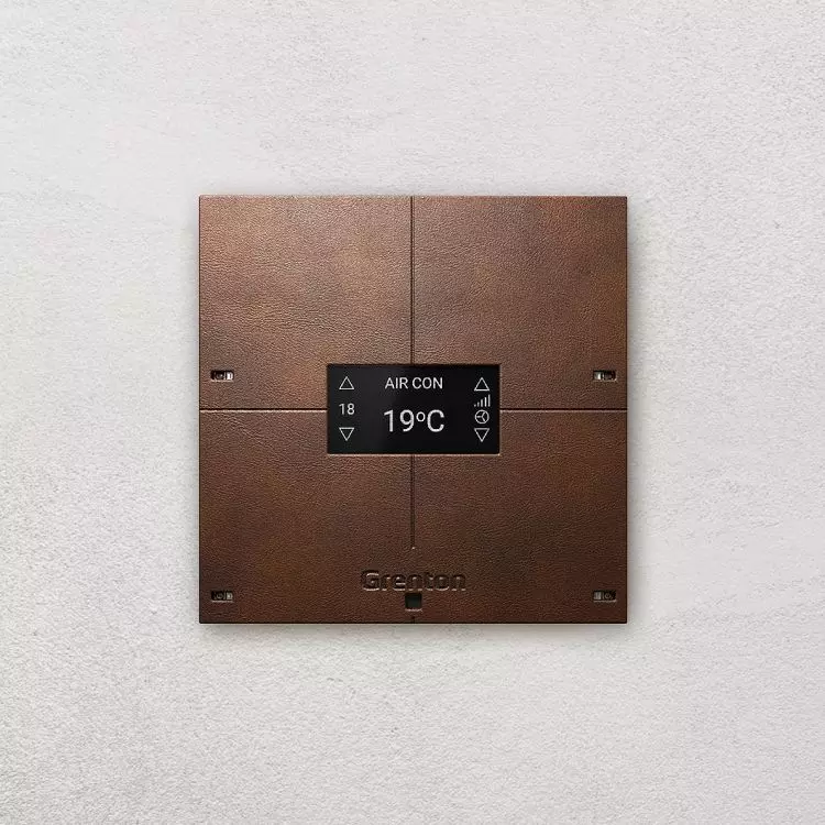 Smart Panel Grenton, wykończenie skórzane